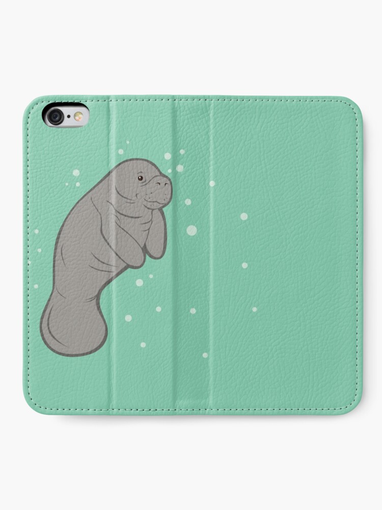 Alternate view of Save The Manatees! iPhone Wallet
