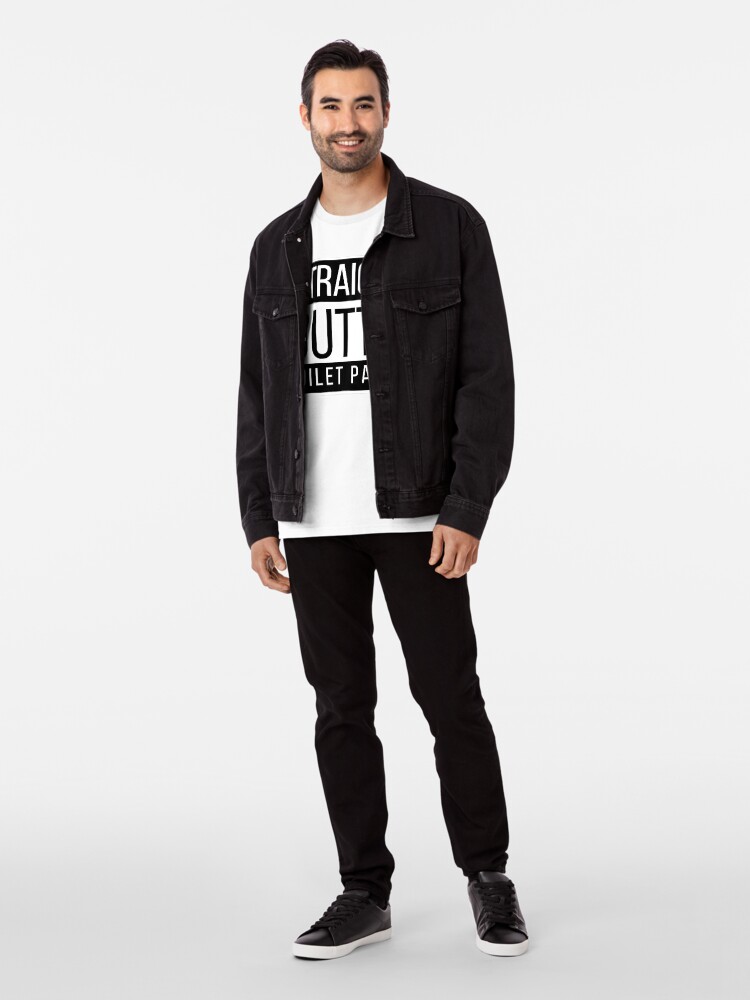 Mens Straight Outta Toilet Paper T-Shirt Mens Straight Outta Toilet Paper T-Shirt