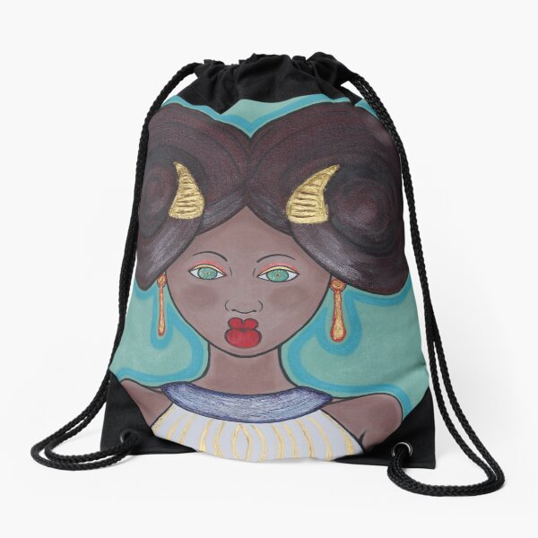 Zodiac Art Drawstring Bag
