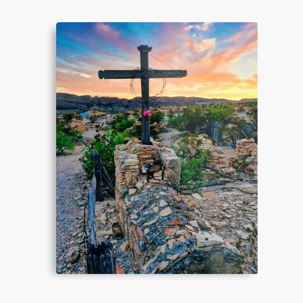 Terlingua Ghost Town Texas Metal Print