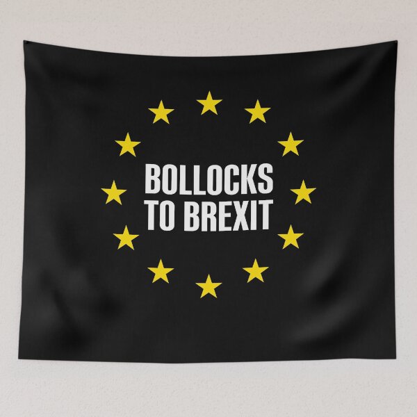 Item preview, Bollocks to Brexit Anti Brexit EU Flag Stars designed and sold by 2blackcherries.