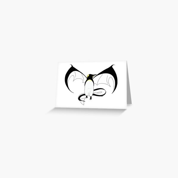The Penguin-Dragon (First evolution) Greeting Card