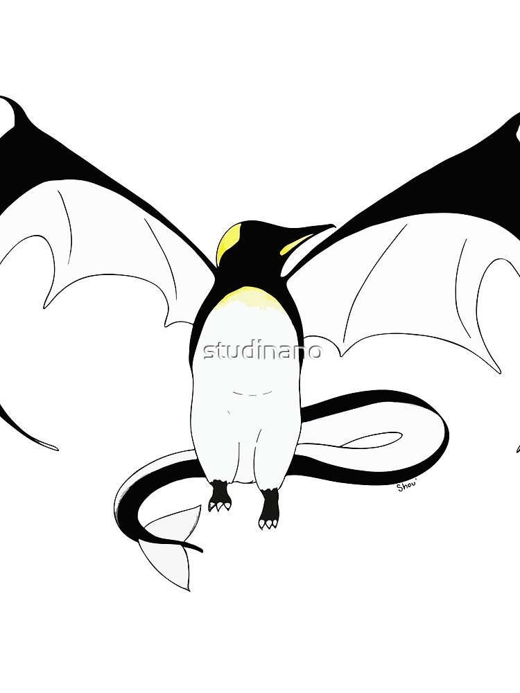 Thumbnail 3 of 3, Scarf, The Penguin-Dragon (First evolution) designed and sold by studinano.