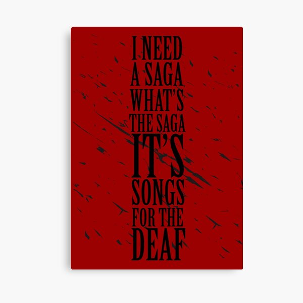 Songs For The Deaf Wall Art Redbubble