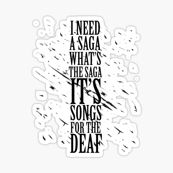 Item preview, Songs for the deaf Intro Art designed and sold by BRoebuck.