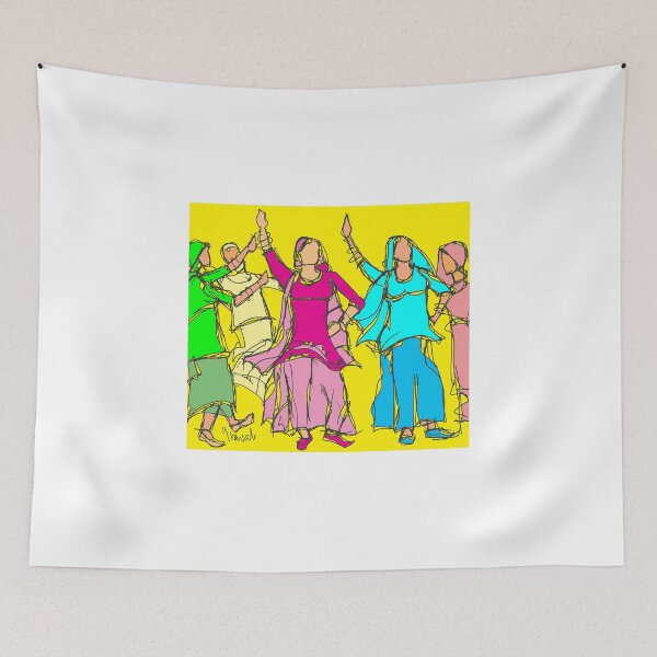 Item preview, Punjabi girls Gidda dance  designed and sold by Sukhpal Grewal Ethnic Art.