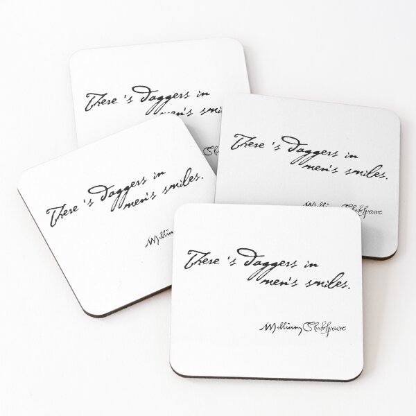 Item preview, Macbeth Daggers in Men's Smiles Quote designed and sold by Styled Vintage.