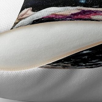 Alternate view of drifting Floor Pillow