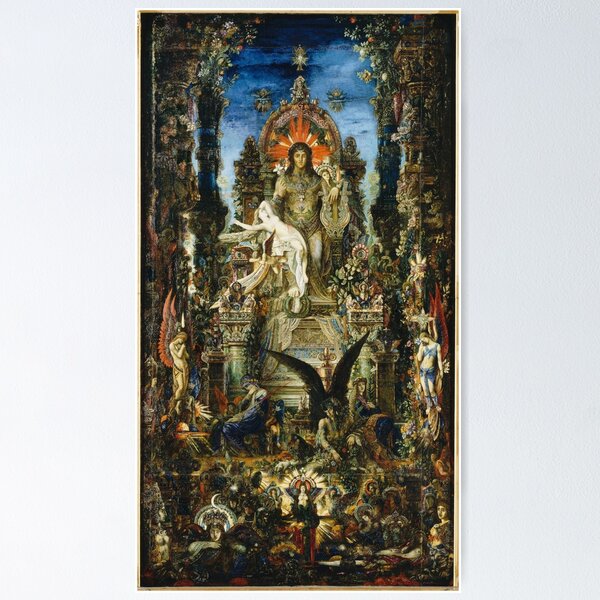 Gustave Moreau : Jupiter and Semele. Poster