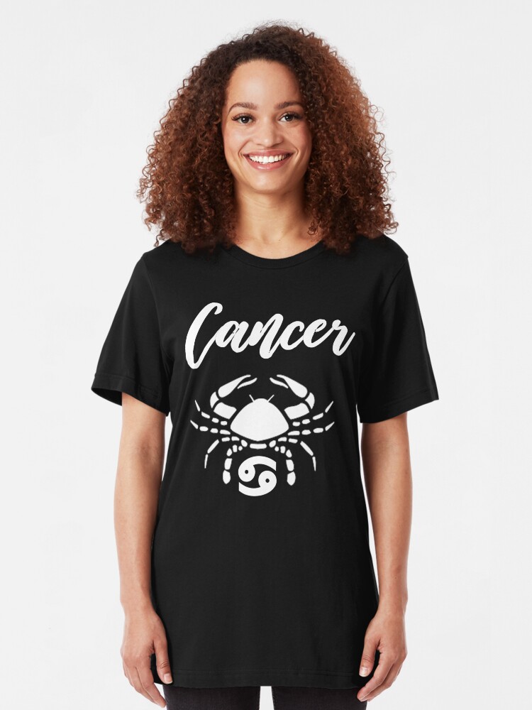 Alternate view of Cancer T-Shirt Slim Fit T-Shirt