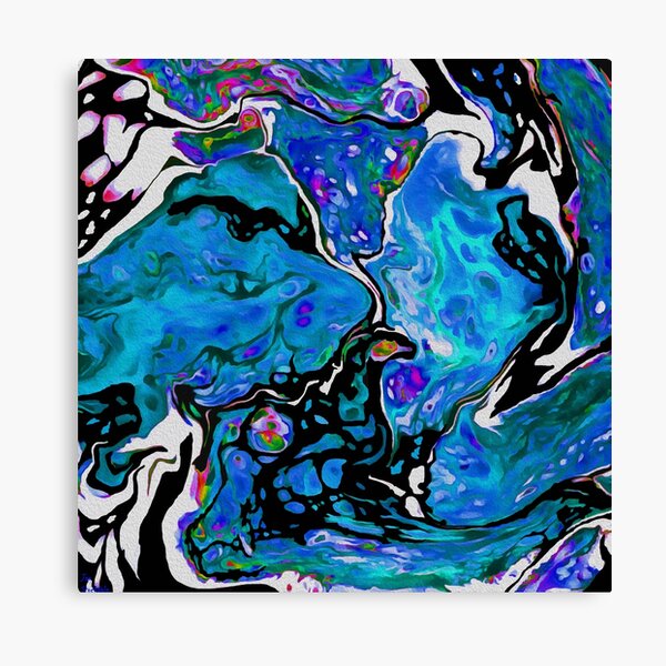 Stocksom Blue 10- Interest Canvas Print
