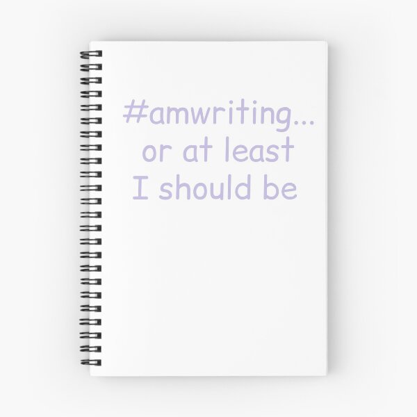 Artikelvorschau, #amwriting oder zumindest sollte ich Lavendel/Hellviolett sein entworfen und verkauft von TeaRoseWriter.