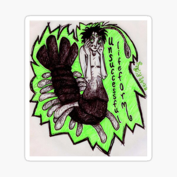 Unsuccessful Lifeform Sticker