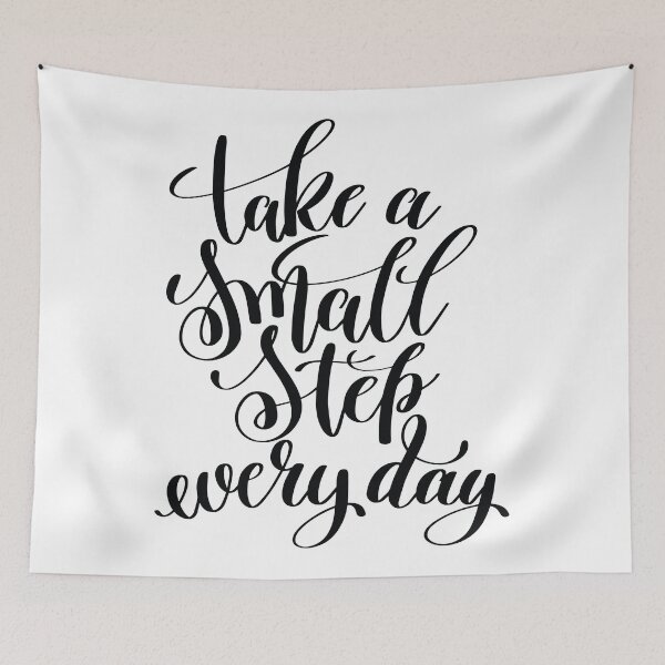 Item preview, Take A Small Step Everyday Inspirational Quotes designed and sold by ProjectX23.