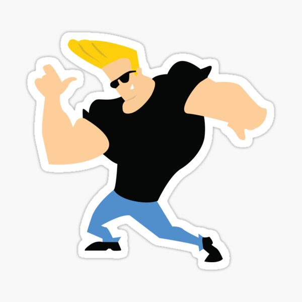 Johnny Bravo Sticker