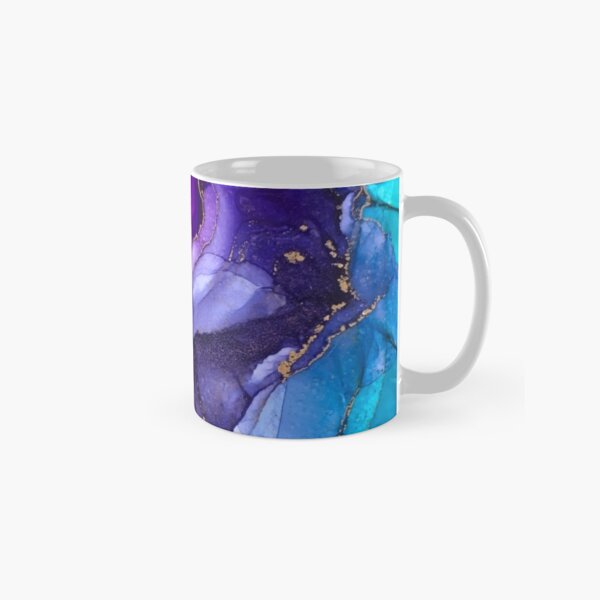 Abstract Vibrant Rainbow Ombre Classic Mug