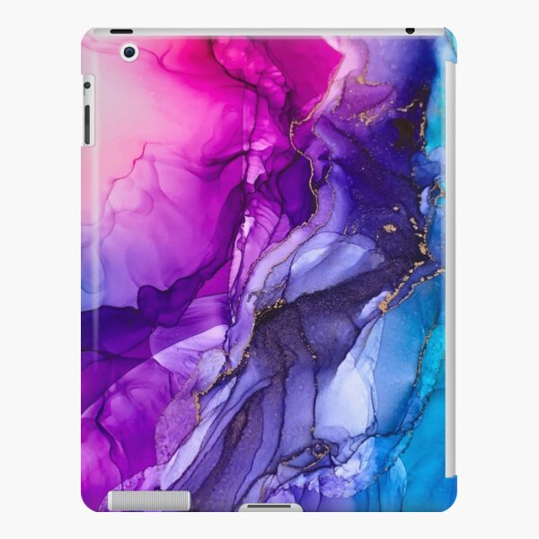 Abstract Vibrant Rainbow Ombre iPad Snap Case