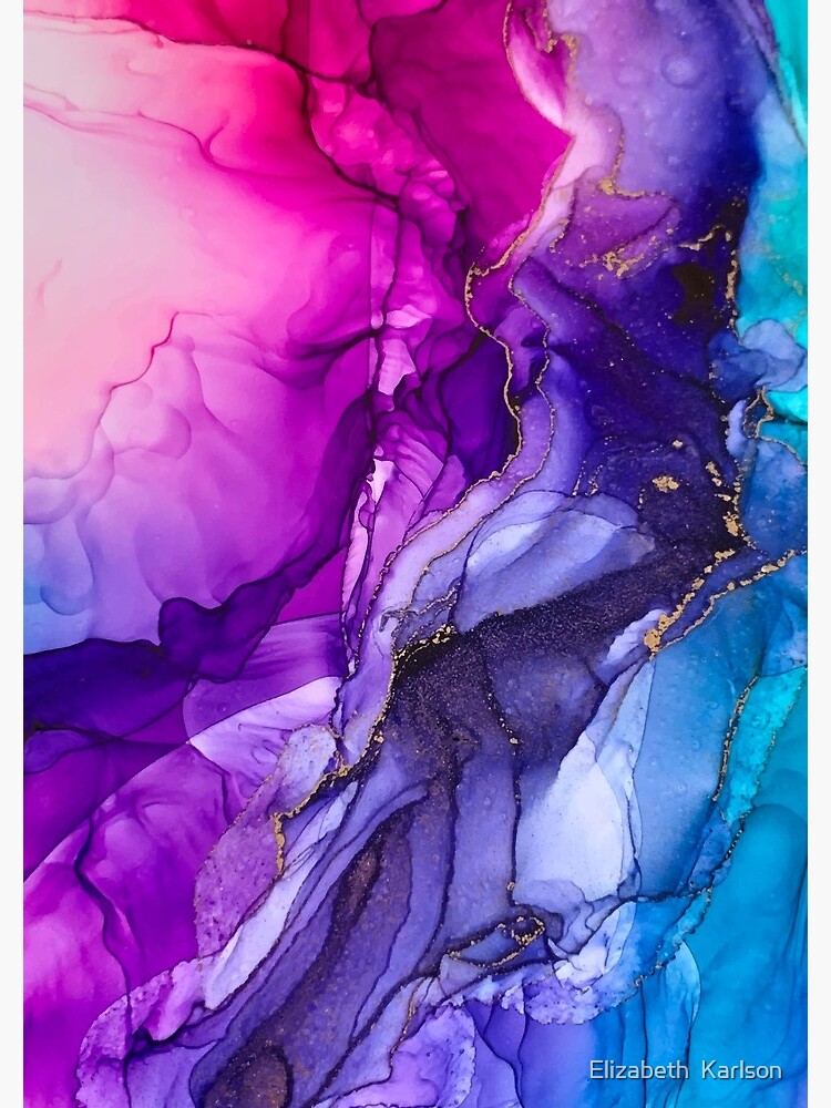 Thumbnail 3 of 3, Journal, Abstract Vibrant Rainbow Ombre designed and sold by LSchulz19.