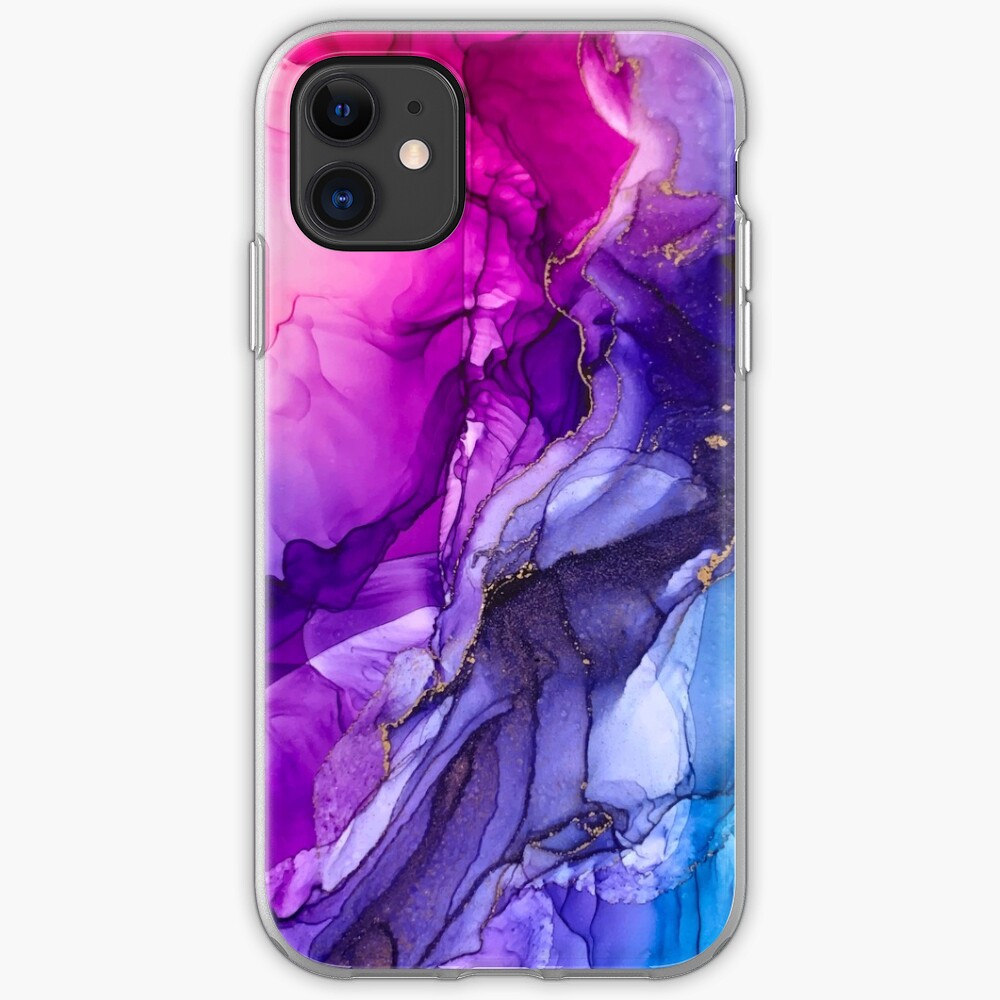 Abstract Vibrant Rainbow Ombre iPhone Case & Cover
