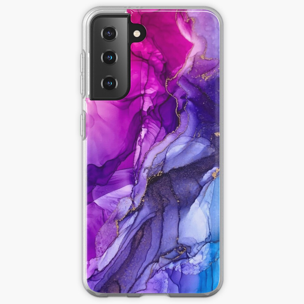 Abstract Vibrant Rainbow Ombre Case & Skin for Samsung Galaxy