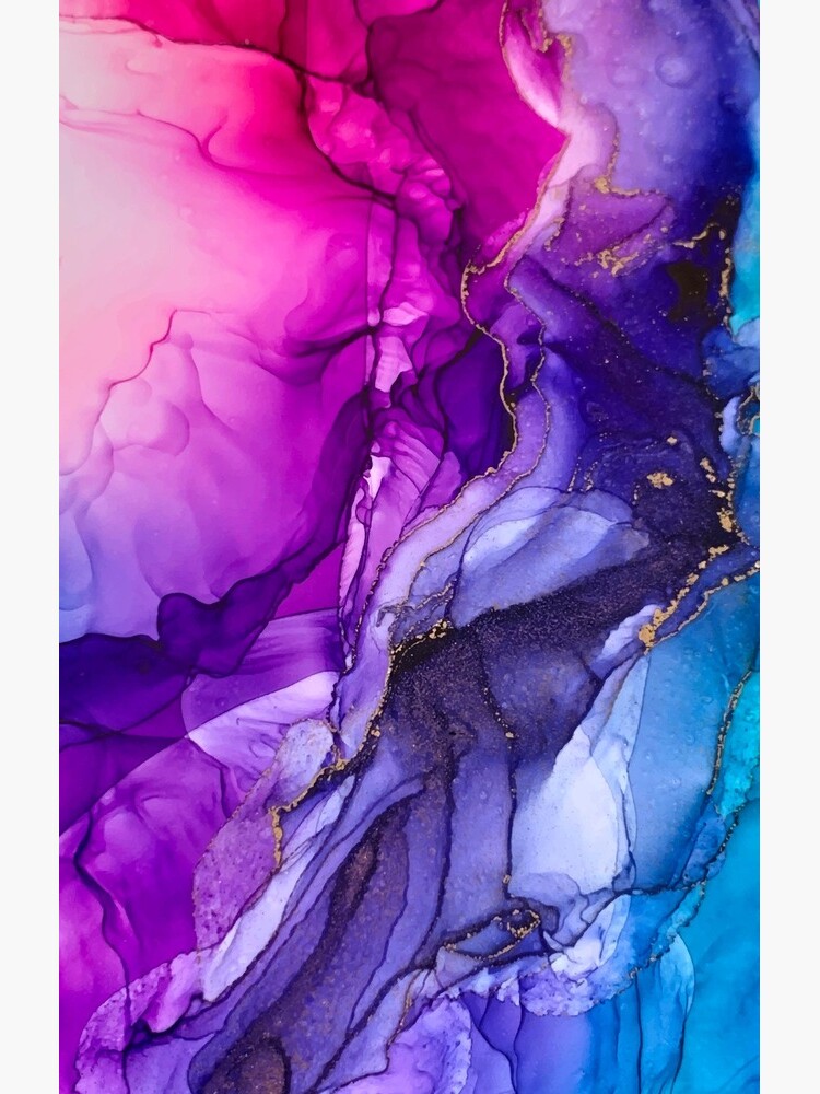 Abstract Vibrant Rainbow Ombre by LSchulz19