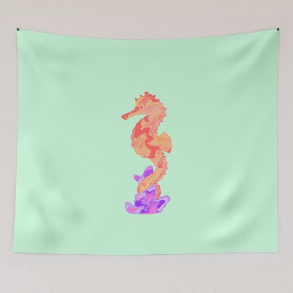 Item preview, Marble Sea Horse designed and sold by TennysonDoodles.