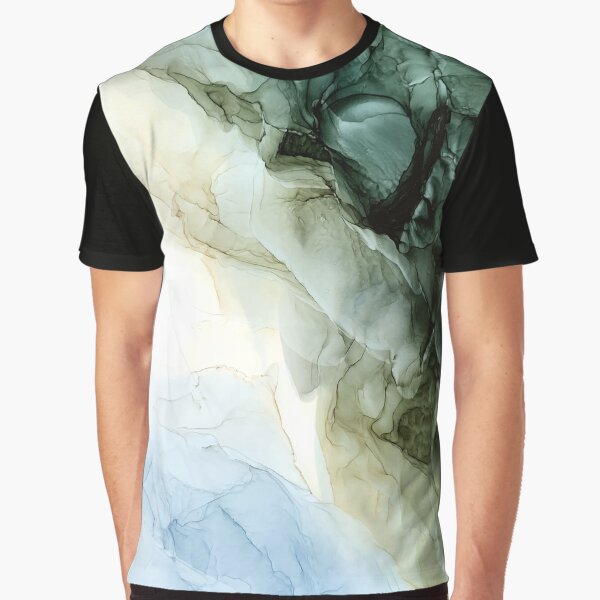 Land and Sky Abstract Landscape Painting Graphic T-Shirt