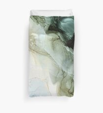 Land and Sky Abstract Landscape Painting Duvet Cover