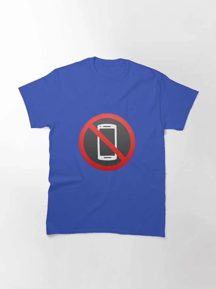 Thumbnail 3 von 7, Classic T-Shirt, Keine Handys Emoji designt und verkauft von ChevDesign.