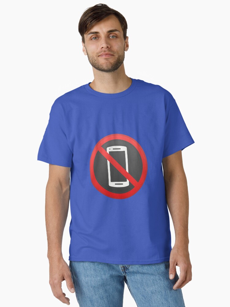 Thumbnail 1 von 7, Classic T-Shirt, Keine Handys Emoji designt und verkauft von ChevDesign.