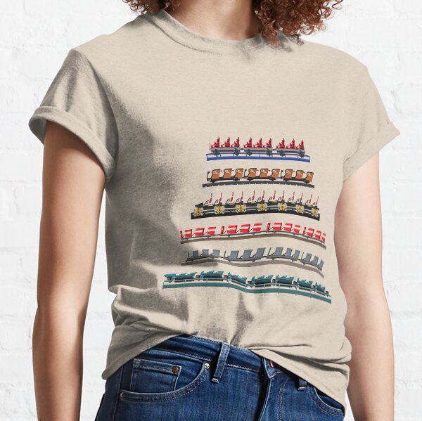 Kennywood Coaster Trains Design Classic T-Shirt