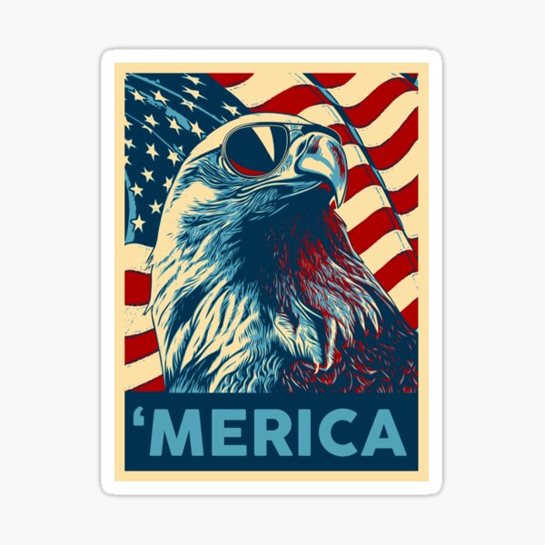 Item preview, Cool American Eagle With Aviators designed and sold by BirdstrikeA.