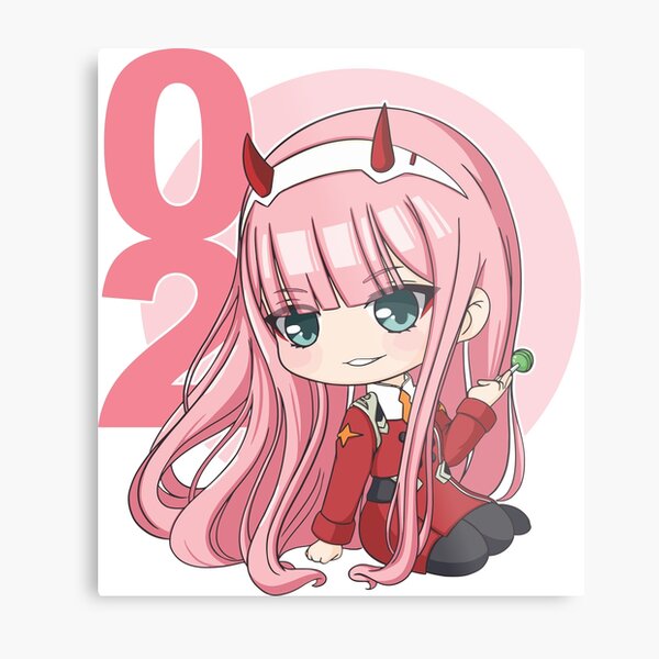 darling in the franxx 3 Metal Print