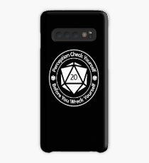 Perception Check Yourself Before You Wreck Yourself Case/Skin for Samsung Galaxy