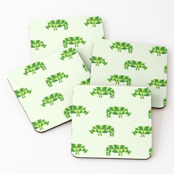 Item preview, Geometric Rhino designed and sold by Hodgepodge Bricolage.