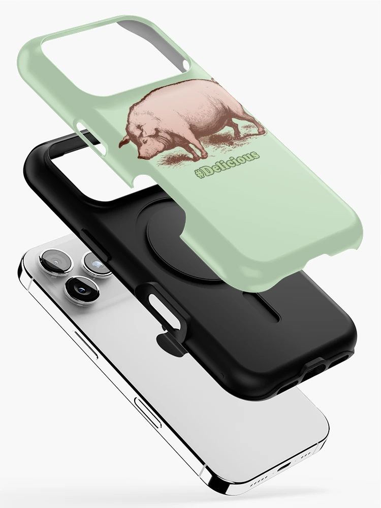 Thumbnail 2 of 4, iPhone Case, Pig Delicious [Roufxis-Rb] designed and sold by RoufXis.