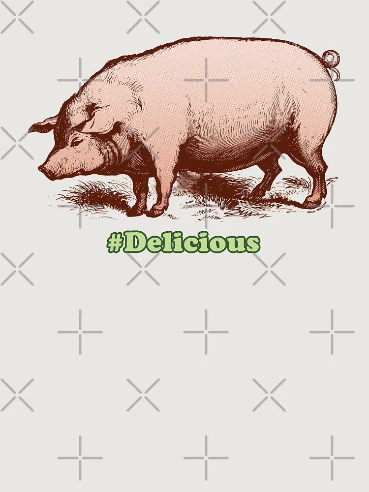 Thumbnail 6 of 6, Premium Oversized Hoodie, Pig Delicious [Roufxis-Rb] designed and sold by RoufXis.