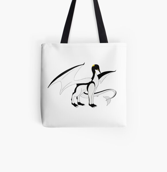 The Penguin-Dragon (Lastest evolution) All Over Print Tote Bag