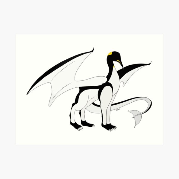 The Penguin-Dragon (Lastest evolution) Art Print