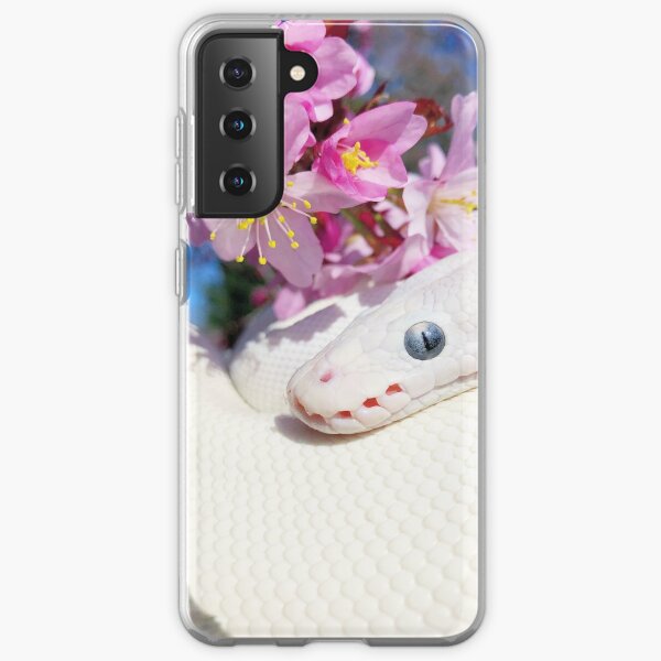 Sakura and a white snake Samsung Galaxy Soft Case