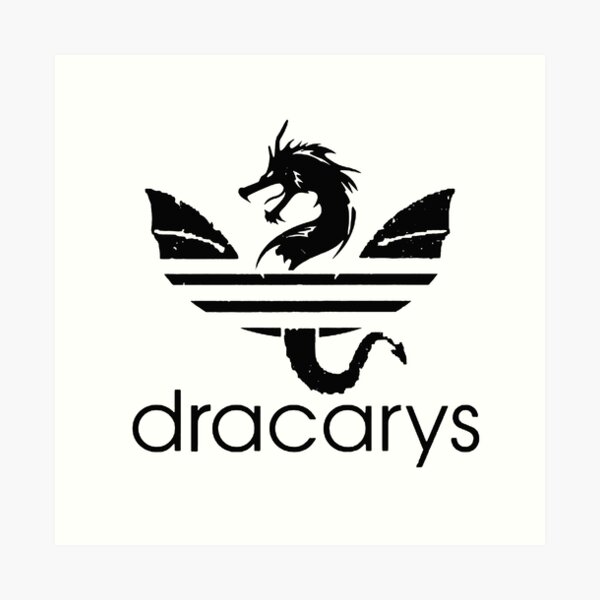 dracarys adidas logo