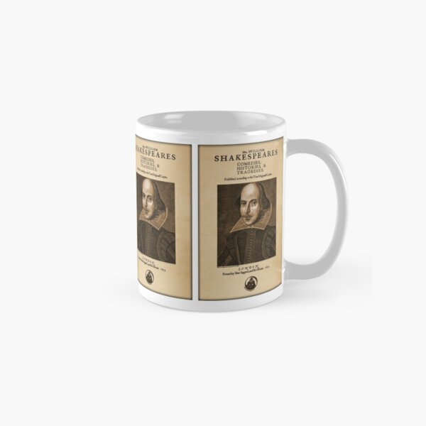 Shakespeare First Folio Front Piece Classic Mug