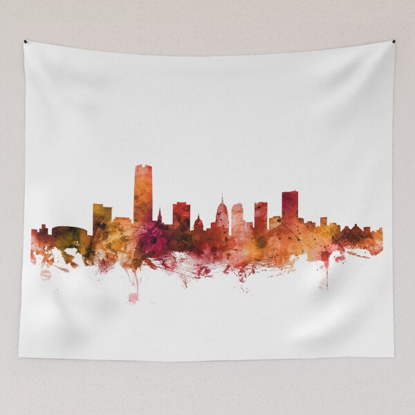 Aperçu de l'œuvre Oklahoma City Skyline créée et vendue par ArtPrints.