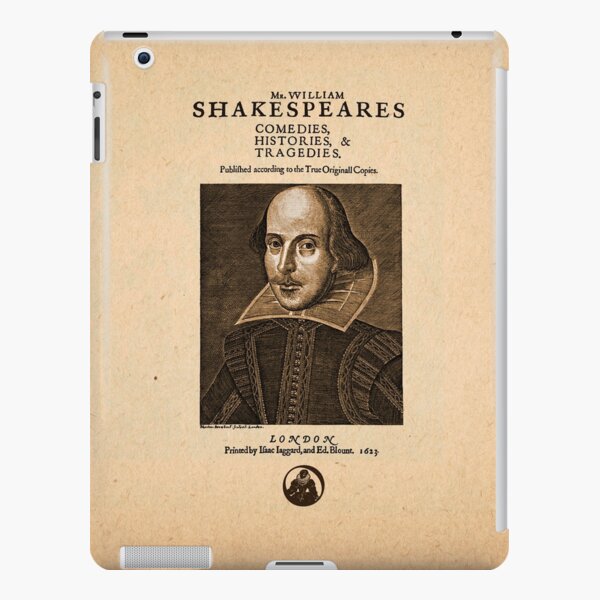 Shakespeare First Folio Front Piece iPad Snap Case