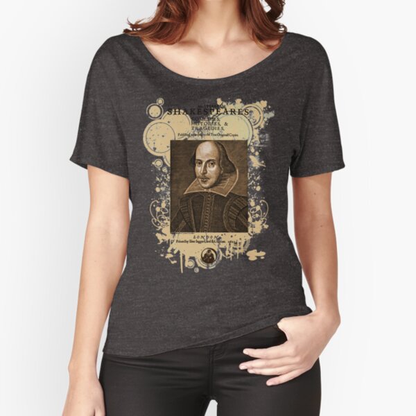 Shakespeare First Folio Front Piece Relaxed Fit T-Shirt