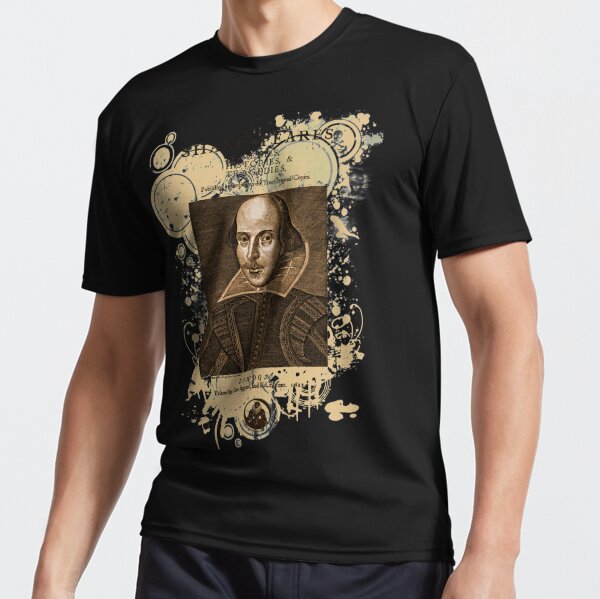 Shakespeare First Folio Front Piece Active T-Shirt