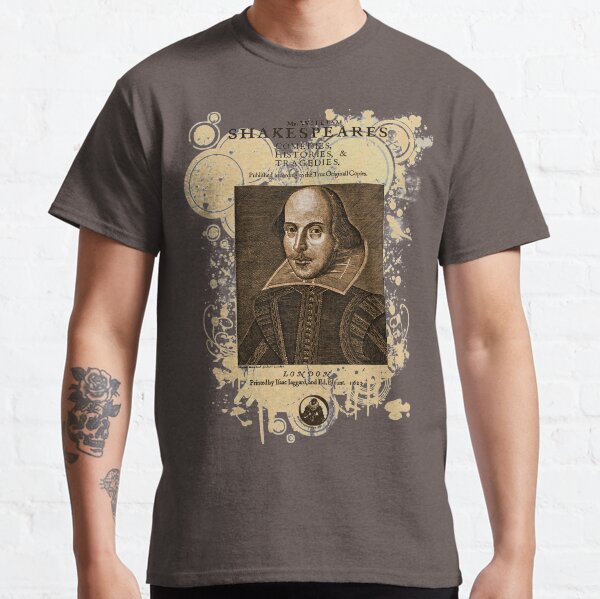 Shakespeare First Folio Front Piece Classic T-Shirt
