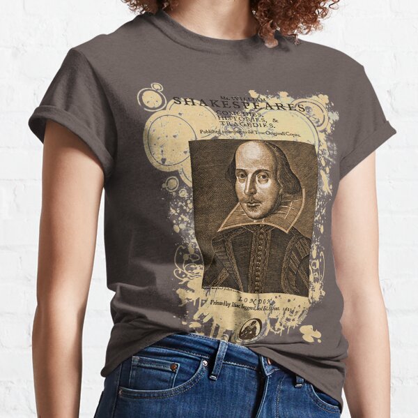 Shakespeare First Folio Front Piece Classic T-Shirt