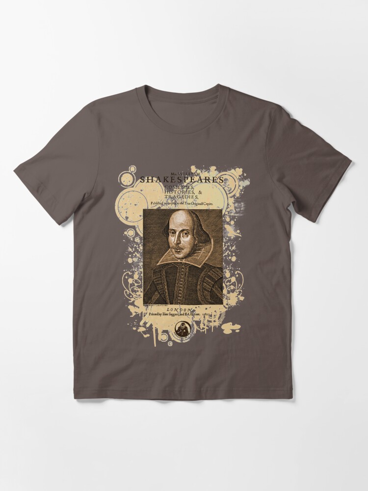 Thumbnail 2 of 7, Essential T-Shirt, Shakespeare First Folio Front Piece designed and sold by Styled Vintage.