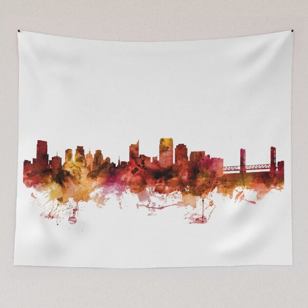 Item preview, Sacramento California Skyline designed and sold by ArtPrints.